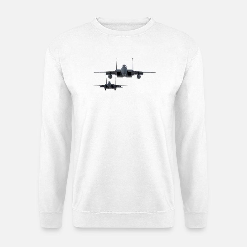 F-15 - Unisex Pullover - Weiß