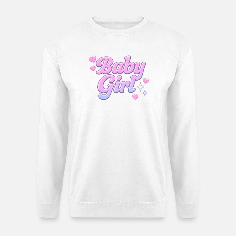 babygirl - Unisex Pullover - Weiß