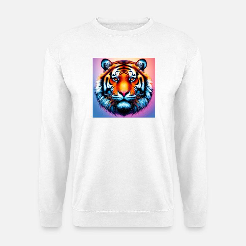 Tiger - Unisex Pullover - Weiß