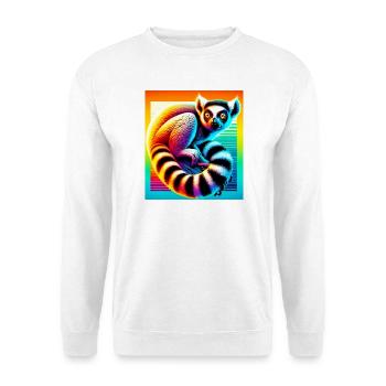 Lémurien - Sweat-shirt Unisexe - blanc - Devant