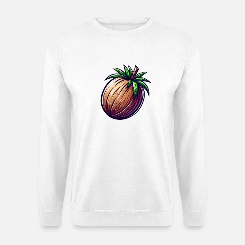 Tropische Walnüsse - Unisex Pullover - Weiß