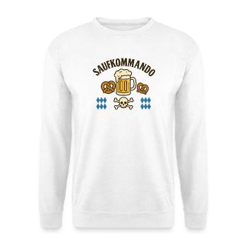 Booze Squad / Chemise de l’équipe Saying - Sweat-shirt Unisexe - blanc - Devant