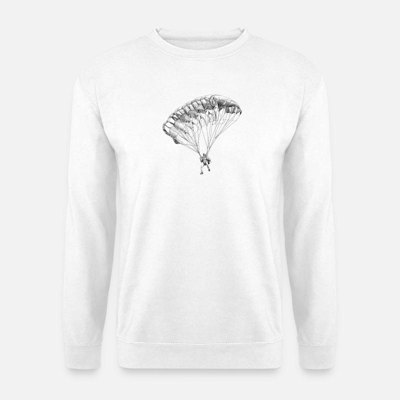 Fallschirm - Unisex Pullover - Weiß