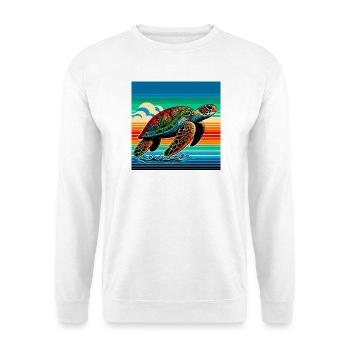 turtle - Unisex Sweatshirt - white - Front