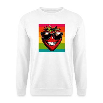 Erdbeeren Erdbeeren - Unisex Pullover - Weiß - Vorne