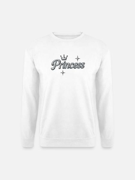 Prinzessin / Y2K Design - Unisex Pullover - Weiß