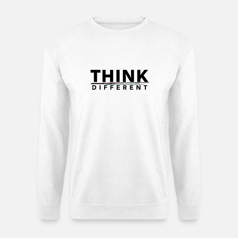 Responsabiliser Penser différemment Conception de motivation - Sweat-shirt Unisexe - blanc