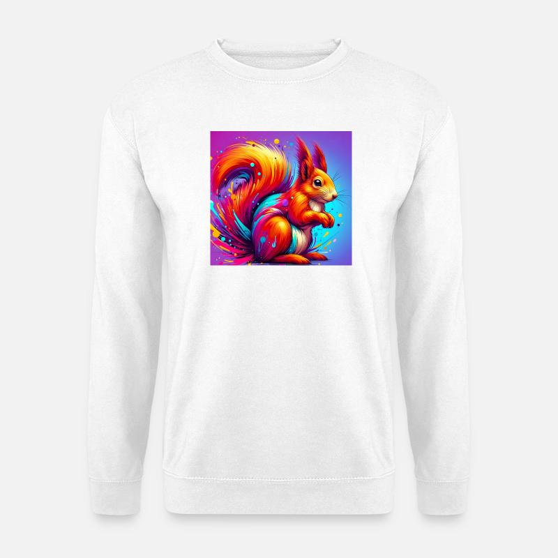 squirrel - Unisex Sweatshirt - white