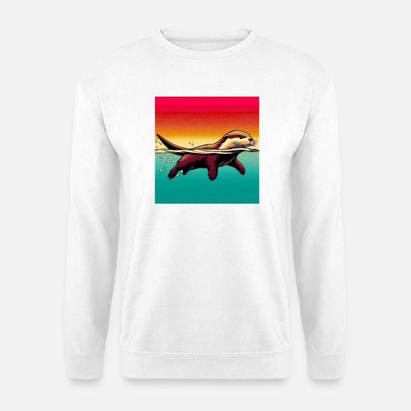 Otter - Unisex Pullover - Weiß