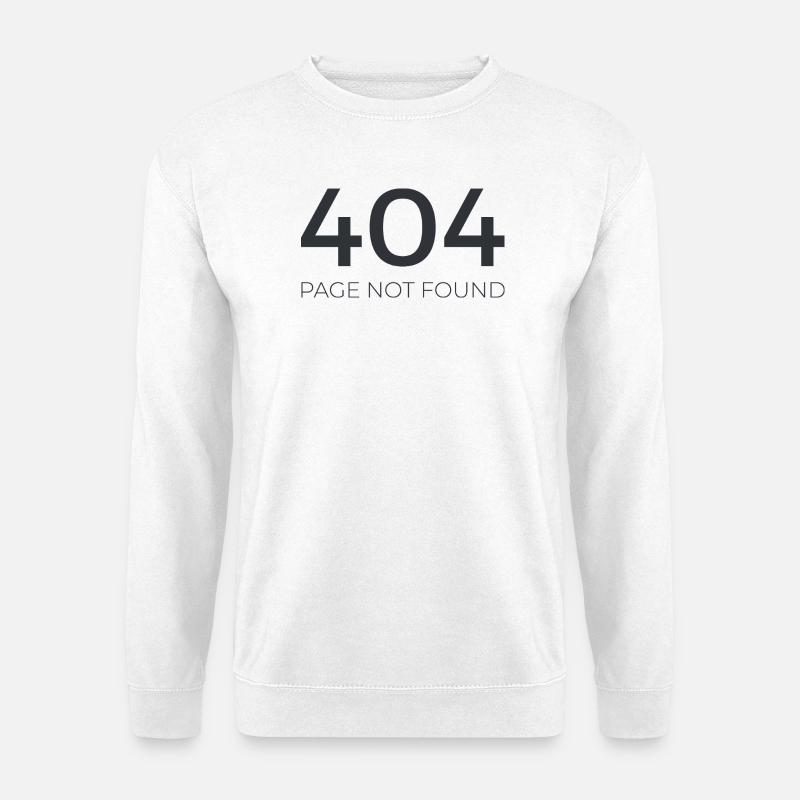 Error 404 - Unisex Sweatshirt - white