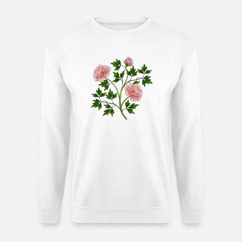 Blumen - Unisex Pullover - Weiß