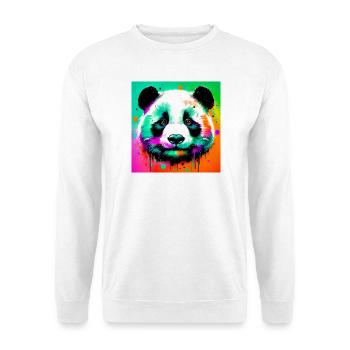 panda - Sweat-shirt Unisexe - blanc - Devant