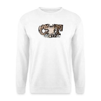 Cat Person Ofcourse - Cool Funny Cute Cat - Unisex Sweatshirt - white - Front