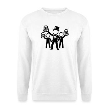 Groom Bachelor Party - Unisex Sweatshirt - white - Front