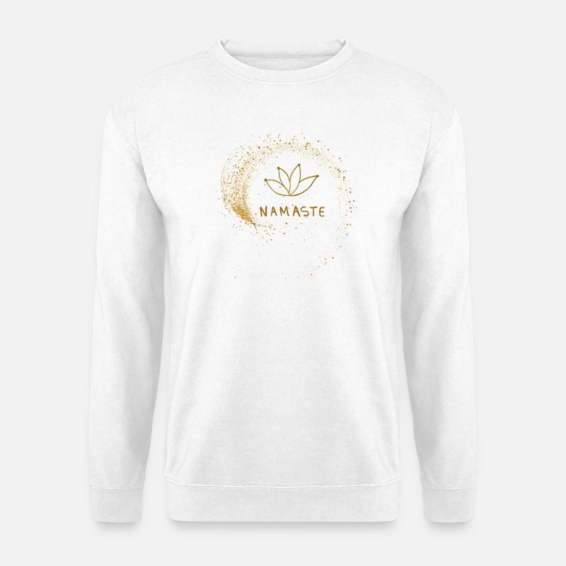 Namaste - Unisex Pullover - Weiß