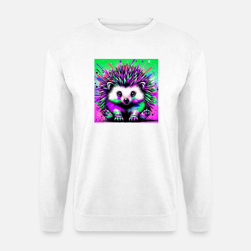 Igel - Unisex Pullover - Weiß