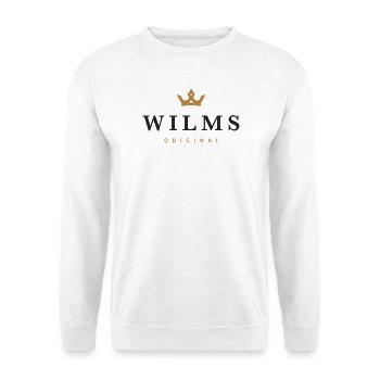 Logo original de la famille Wilms - Sweat-shirt Unisexe - blanc - Devant