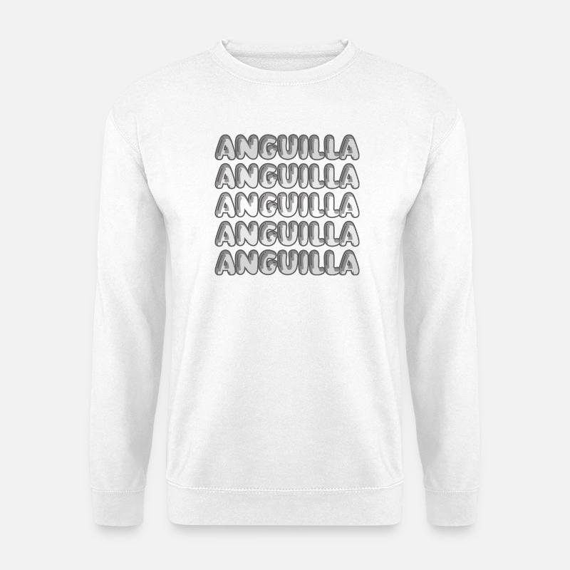 Reise Anguilla - Unisex Pullover - Weiß