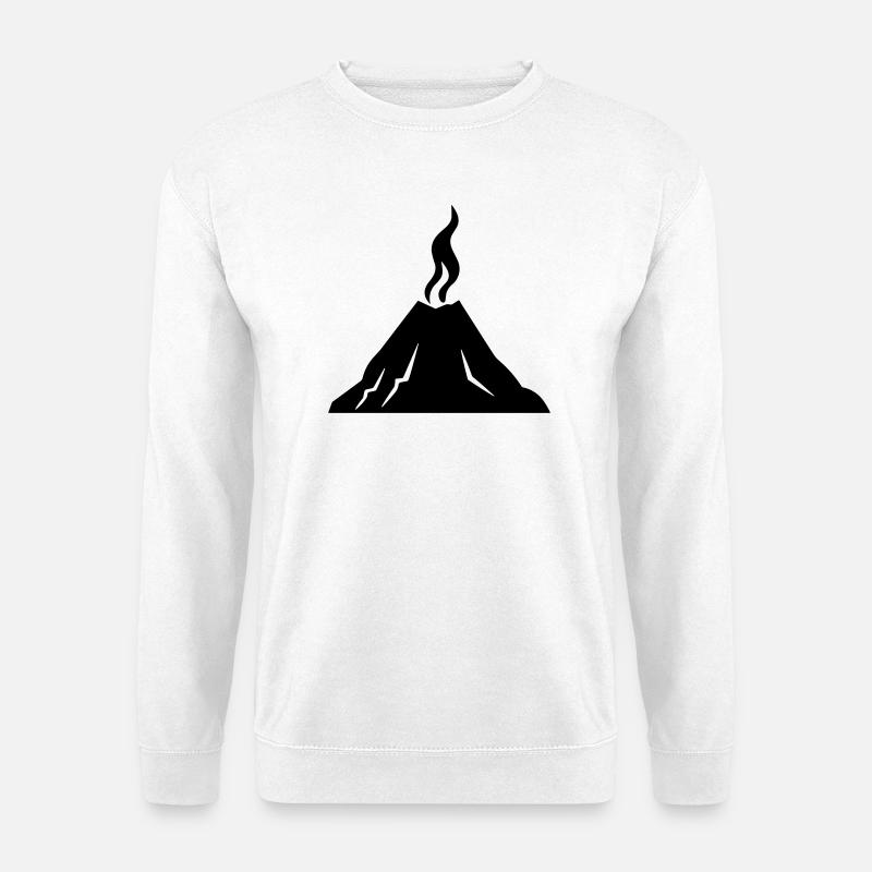volcano - Unisex Sweatshirt - white