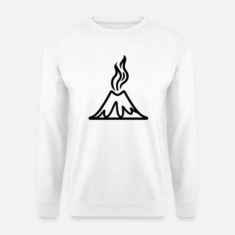 volcano - Unisex Sweatshirt - white