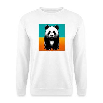 panda - Sweat-shirt Unisexe - blanc - Devant
