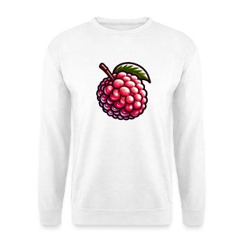 Litschi Exotische Frucht-Pop-Kunst - Unisex Pullover - Weiß - Vorne