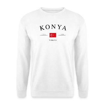 Konya Türkei – Urlaub Souvenir & Geschenk - Unisex Pullover - Weiß - Vorne