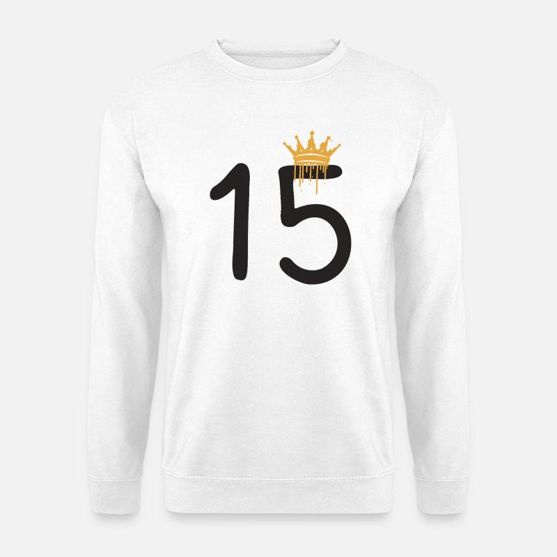 15 - Unisex Pullover - Weiß