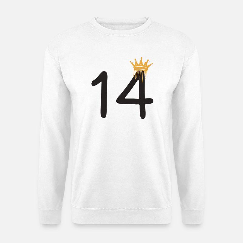 14 - Unisex Pullover - Weiß