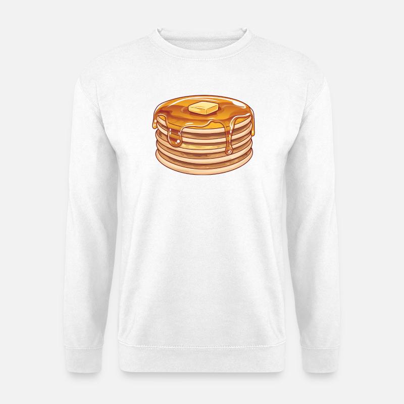 Sweet Classic Pancake Stack - Unisex Sweatshirt - white