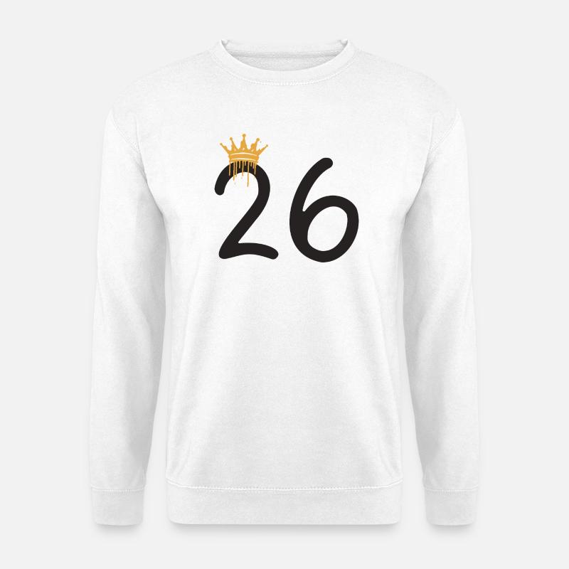 26 - Unisex Pullover - Weiß
