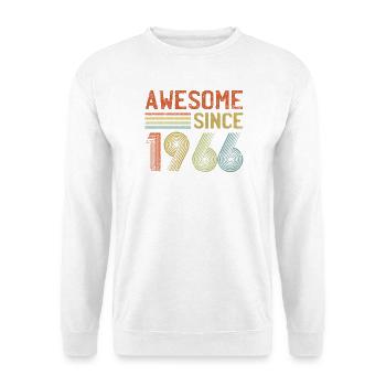 Retro 1960s Inspired Typography Design - Unisex Sweatshirt - white - Front