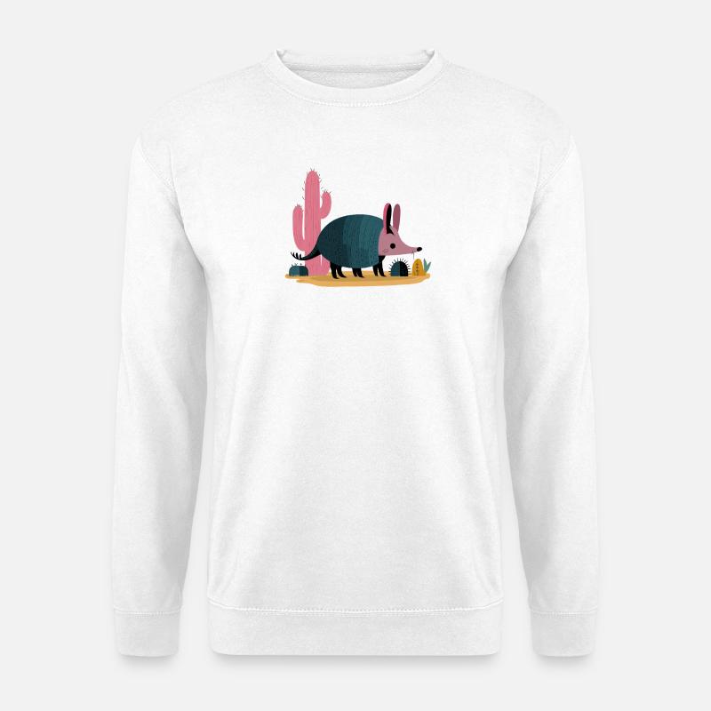 Gürteltier – Cactus Vibes - Unisex Pullover - Weiß