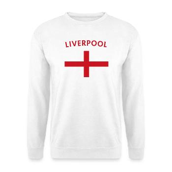 Liverpool Supporters Emblem T-shirt - Unisex Sweatshirt - white - Front