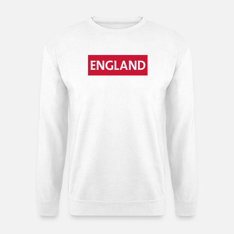 Englands helle Skyline - Unisex Pullover - Weiß