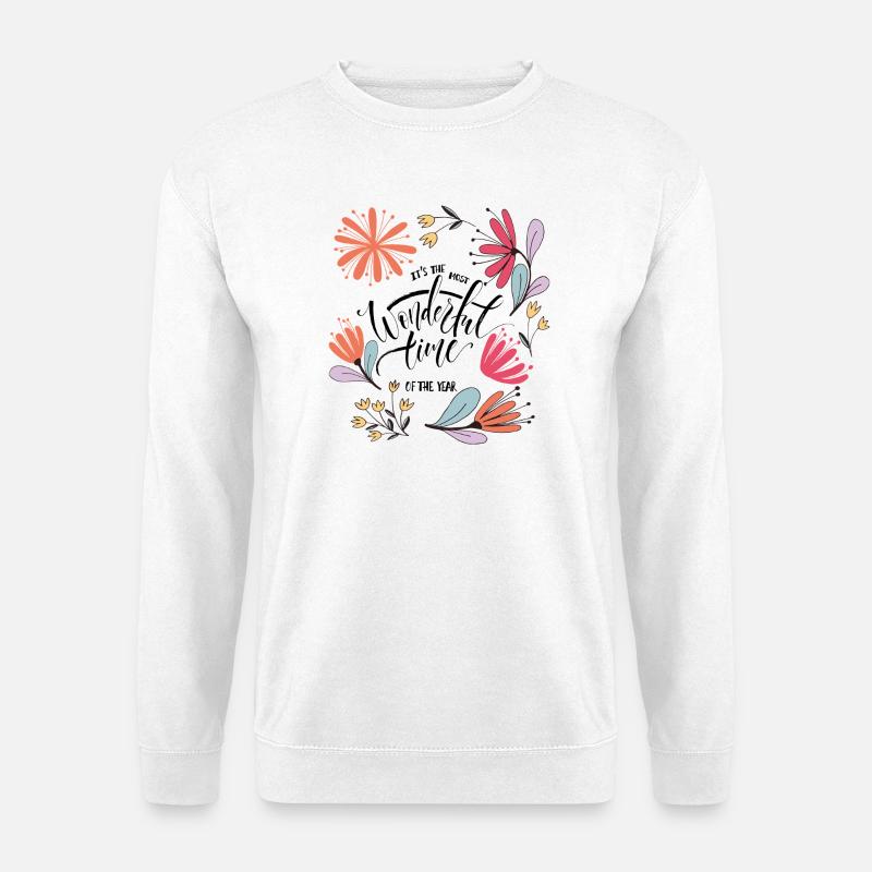 Wonderful Time - Unisex Pullover - Weiß