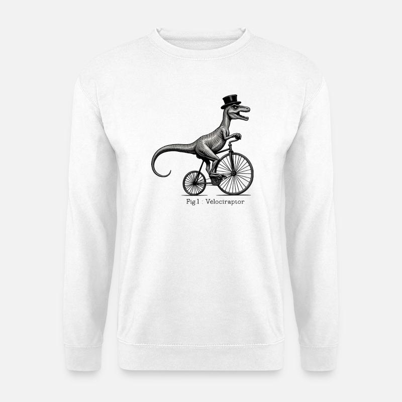 Velociraptor - Unisex Sweatshirt - white
