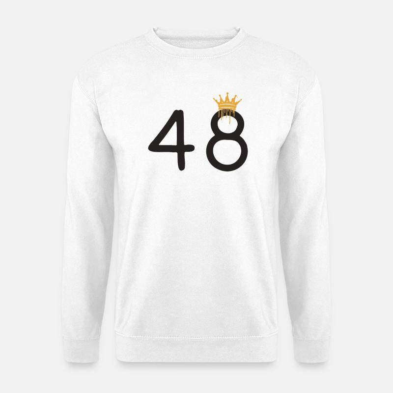 48 - Unisex Pullover - Weiß