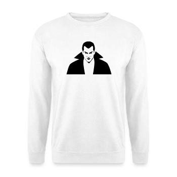 Vampire Illustration - Unisex Sweatshirt - white - Front