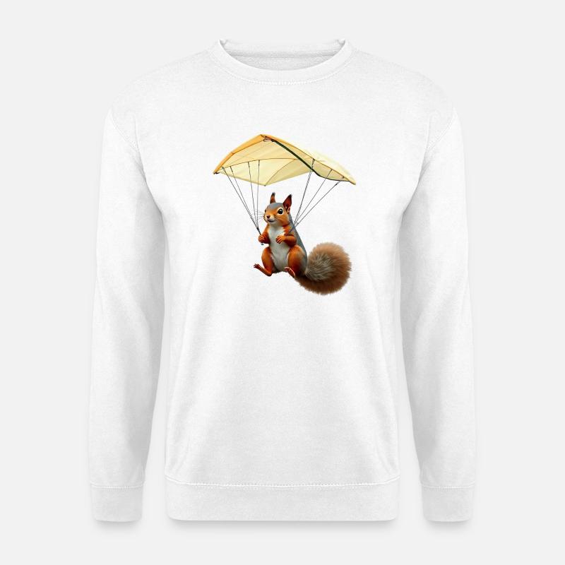 Flying Squirrel - Unisex Sweatshirt - white