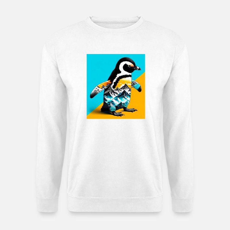 Pinguin - Unisex Pullover - Weiß