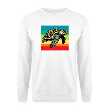 turtle - Unisex Sweatshirt - white - Front