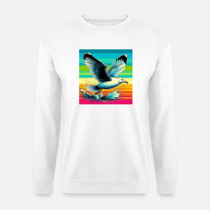 Möwe - Unisex Pullover - Weiß