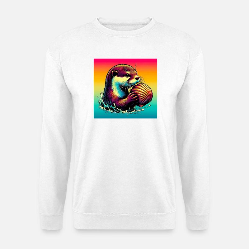 Otter - Unisex Pullover - Weiß