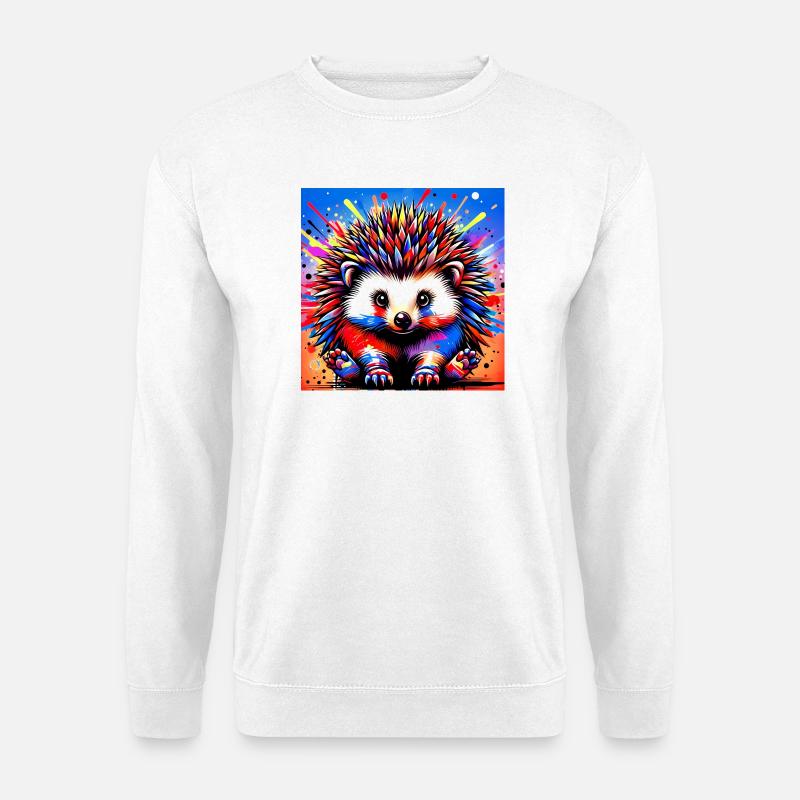 Igel - Unisex Pullover - Weiß