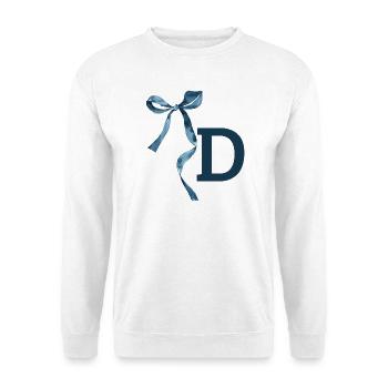 Monogram Gift Idea - Unisex Sweatshirt - white - Front