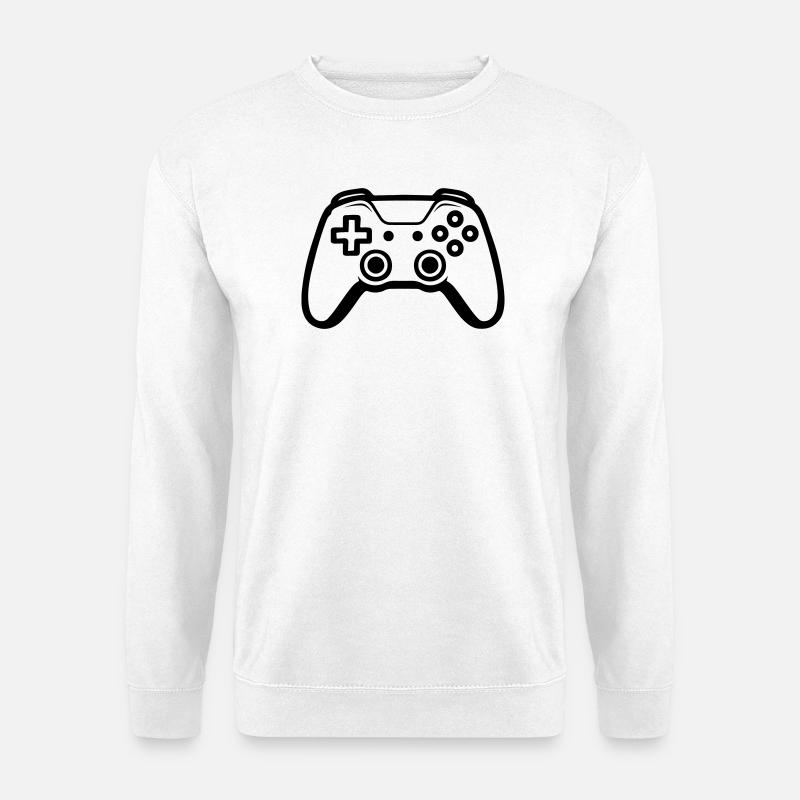 Controller Joypad Gamer - Unisex Sweatshirt - white