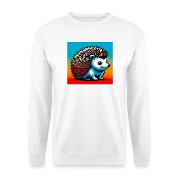 Igel - Unisex Pullover - Weiß - Vorne