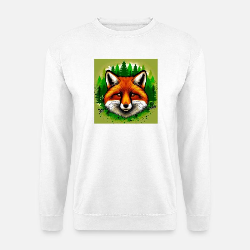 fox - Unisex Sweatshirt - white