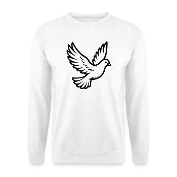 Oiseau Colombe - Sweat-shirt Unisexe - blanc - Devant